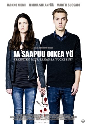 Ja saapuu oikea y&ouml; - Finnish Movie Poster (thumbnail)