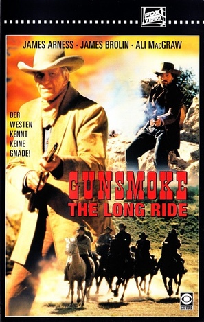 Gunsmoke: The Long Ride - German VHS movie cover (thumbnail)