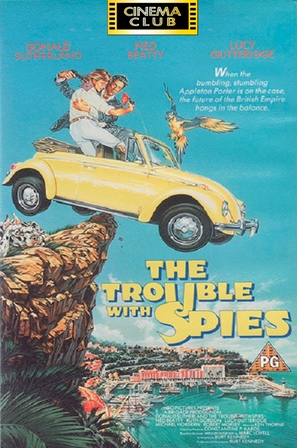 The Trouble with Spies - British VHS movie cover (thumbnail)