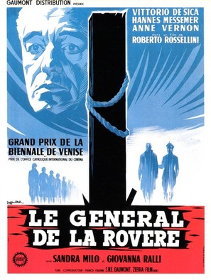 Il generale della Rovere - French Movie Poster (thumbnail)