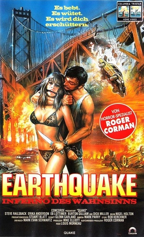 Quake - German VHS movie cover (thumbnail)