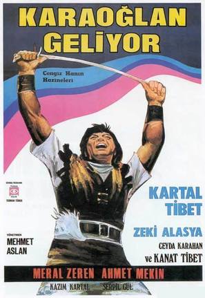Karaoglan geliyor - Turkish Movie Poster (thumbnail)