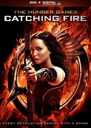 The Hunger Games: Catching Fire - DVD movie cover (thumbnail)