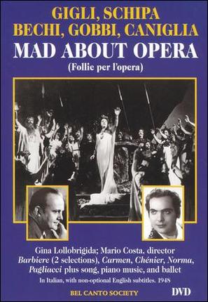 Follie per l&#039;opera - Italian DVD movie cover (thumbnail)