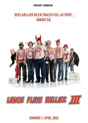 Lange flate ball&aelig;r III - Norwegian Movie Poster (thumbnail)