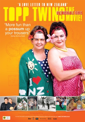 The Topp Twins: Untouchable Girls - New Zealand Movie Poster (thumbnail)
