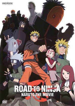 Road to Ninja: Naruto the Movie - Japanese DVD movie cover (thumbnail)