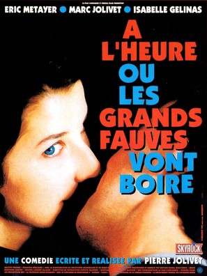 &Agrave; l&#039;heure o&ugrave; les grands fauves vont boire - French Movie Poster (thumbnail)