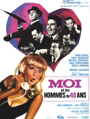 Moi et les hommes de 40 ans - French Movie Poster (thumbnail)