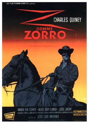 La &uacute;ltima aventura del Zorro - French Movie Poster (thumbnail)