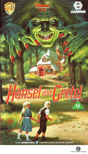 Hansel and Gretel - British VHS movie cover (thumbnail)