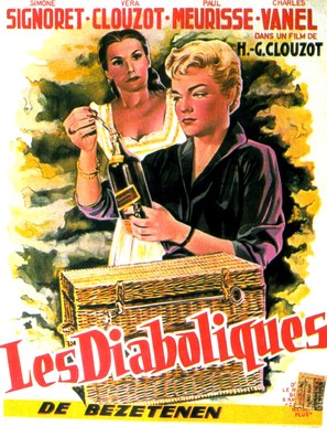 Les diaboliques - Belgian Movie Poster (thumbnail)