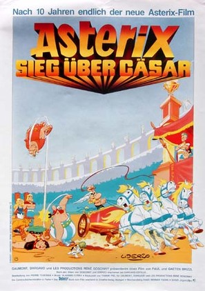 Ast&eacute;rix et la surprise de C&eacute;sar - German Movie Poster (thumbnail)