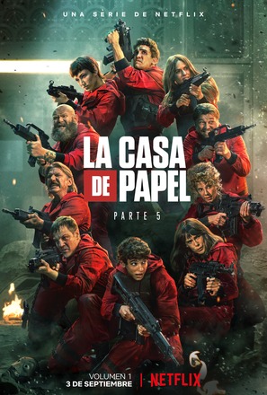 &quot;La casa de papel&quot; - Spanish Movie Poster (thumbnail)