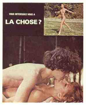 Vous int&eacute;ressez-vous &agrave; la chose? - French Movie Poster (thumbnail)