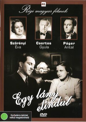 Egy l&aacute;ny elindul - Hungarian Movie Cover (thumbnail)