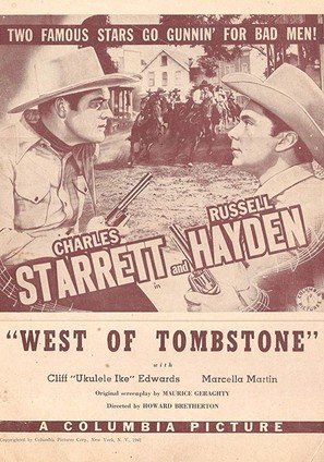 West of Tombstone - Movie Poster (thumbnail)