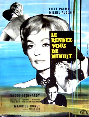 Le rendez-vous de minuit - French Movie Poster (thumbnail)
