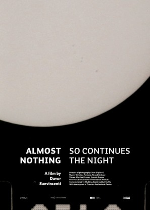 Almost Nothing: So Continues the Night - Croatian Movie Poster (thumbnail)