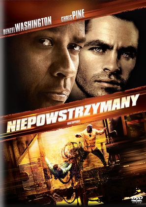 Unstoppable - Polish DVD movie cover (thumbnail)