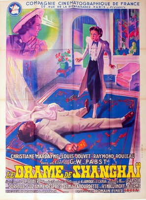 Drame de Shangha&iuml;, Le - French Movie Poster (thumbnail)