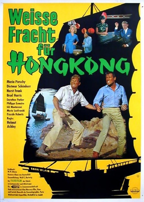 Wei&szlig;e Fracht f&uuml;r Hongkong - German Movie Poster (thumbnail)