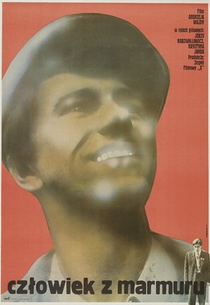 Czlowiek z marmuru - Polish Movie Poster (thumbnail)