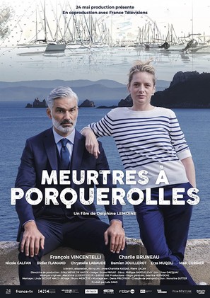 Meurtres &agrave; Porquerolles - French Movie Poster (thumbnail)