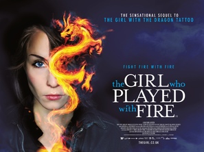 Flickan som lekte med elden - British Movie Poster (thumbnail)