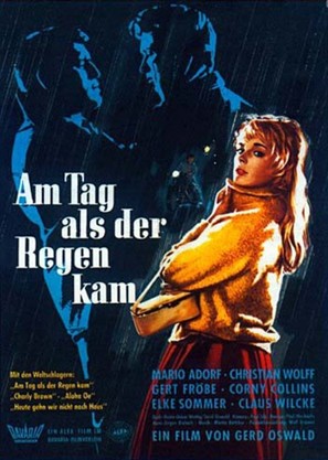 Am Tag, als der Regen kam - German Movie Poster (thumbnail)