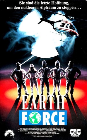 &quot;E.A.R.T.H. Force&quot; - German VHS movie cover (thumbnail)