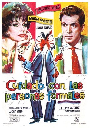 Cuidado con las personas formales - Spanish Movie Poster (thumbnail)