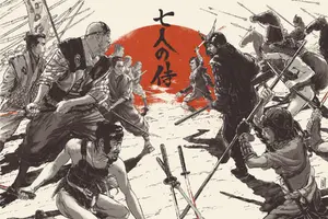 Shichinin no samurai Poster