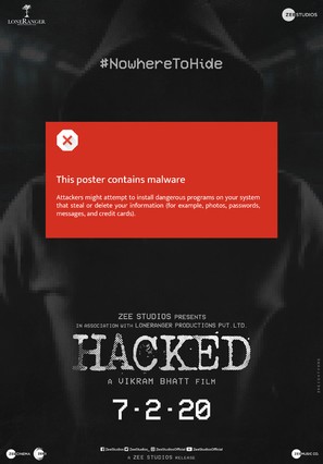 Hacked - Indian Movie Poster (thumbnail)