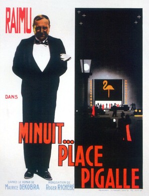 Minuit... place Pigalle - Belgian Movie Poster (thumbnail)
