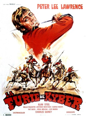 La furia dei Khyber - French Movie Poster (thumbnail)