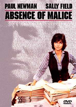 Absence of Malice - DVD movie cover (thumbnail)