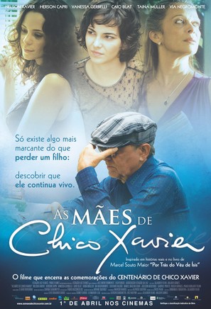 As M&agrave;es de Chico Xavier - Brazilian Movie Poster (thumbnail)