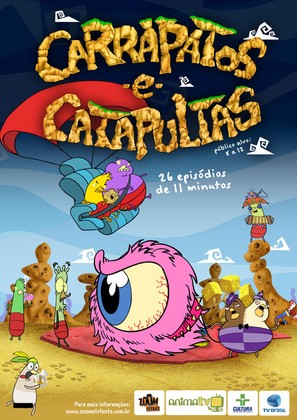 &quot;Carrapatos e Catapultas&quot; - Brazilian Movie Poster (thumbnail)