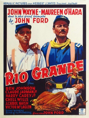 Rio Grande - Belgian Movie Poster (thumbnail)