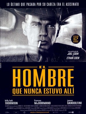 The Man Who Wasn&#039;t There - Spanish Movie Poster (thumbnail)