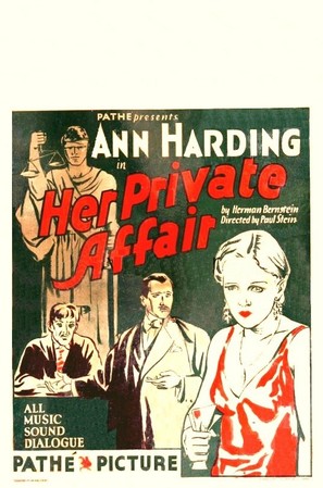 Her Private Affair - Movie Poster (thumbnail)