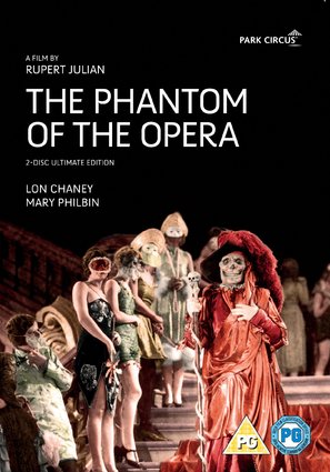 The Phantom of the Opera - British DVD movie cover (thumbnail)
