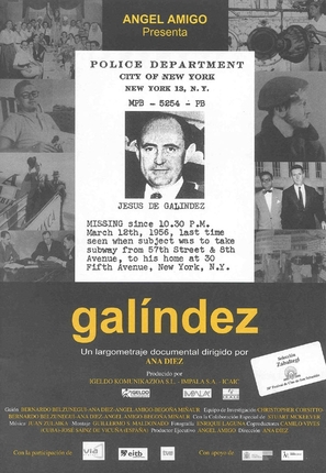 Gal&iacute;ndez - Spanish Movie Poster (thumbnail)