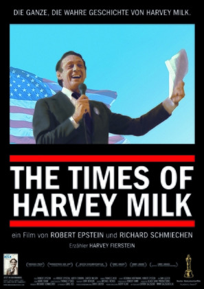 The Times of Harvey Milk - German Movie Poster (thumbnail)