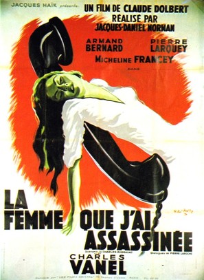 La femme que j&#039;ai assassin&eacute;e - French Movie Poster (thumbnail)
