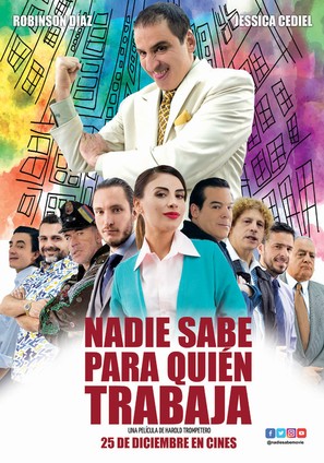 Nadie Sabe para quien trabaja - Colombian Movie Poster (thumbnail)