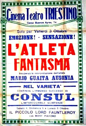 L&#039;atleta fantasma - Italian Movie Poster (thumbnail)