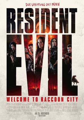 Resident Evil: Welcome to Raccoon City - German Movie Poster (thumbnail)