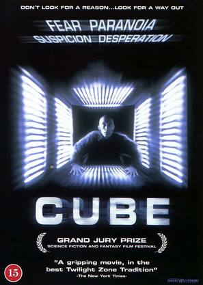 Cube - Danish DVD movie cover (thumbnail)